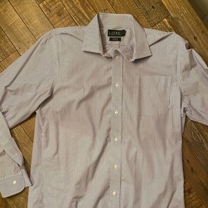 Ralph Lauren Mens Button Up 16.5 Inch Neck